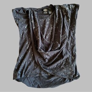 HARLEY DAVIDSON Women’s Black Label Scoop Front Cut Off Tee